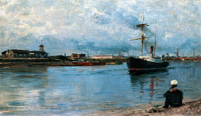 Боголюбов А.П.  -  Санкт-Петербург. Морской канал. 1885